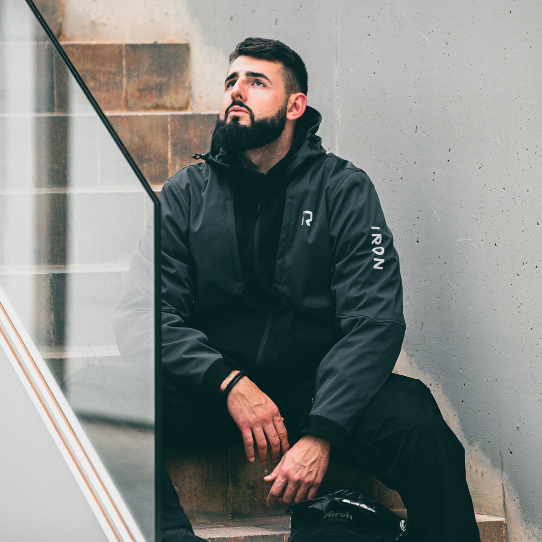 RIDEIRON カジュアル防風フード付きバイク用プロテクタージャケット | MJ5509