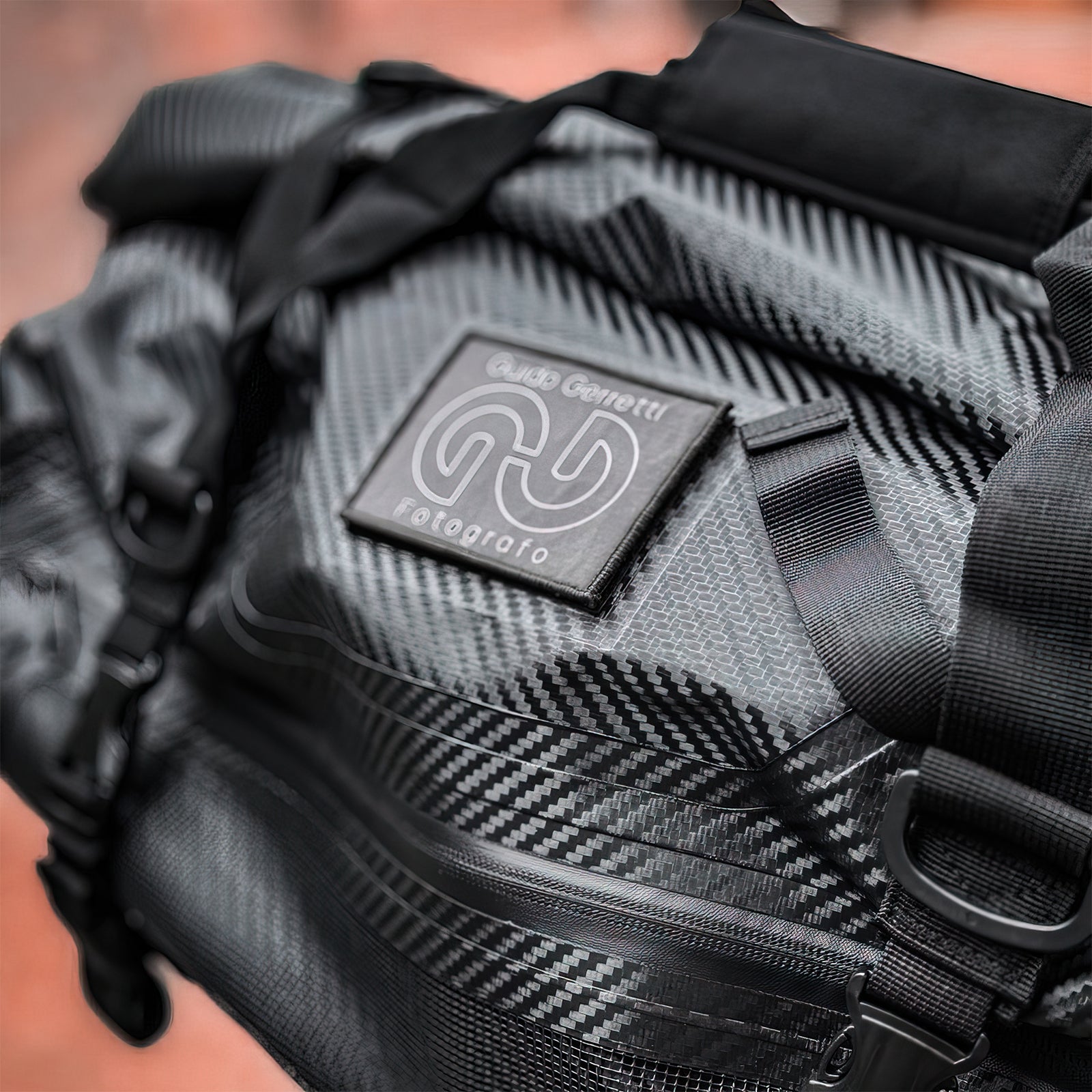 Custom Motorcycle Travel Bag Velcro Patch