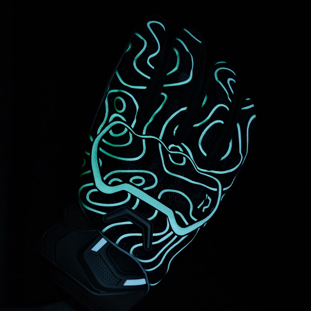 RIDEIRON 夏用 発光プロテクター付バイクグローブ | MG7005