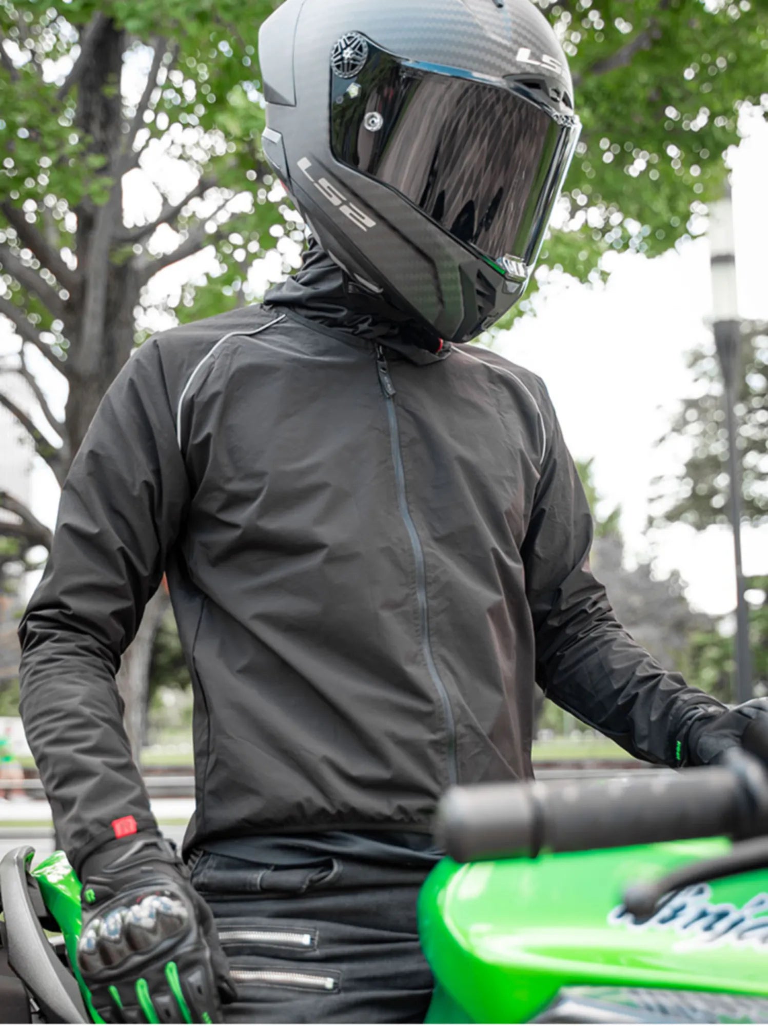 RIDEIRON 防風・日焼け防止軽量通気性ライディングジャケット | MJ5001