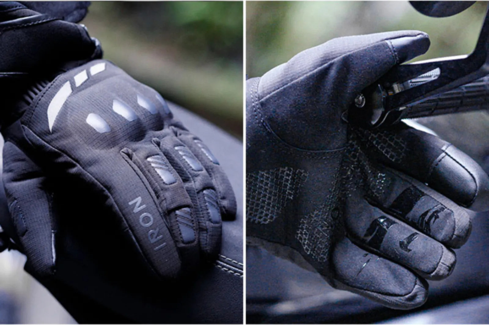 RIDEIRON クラシック 冬の防水オートバイの保護グローブ | MG7502