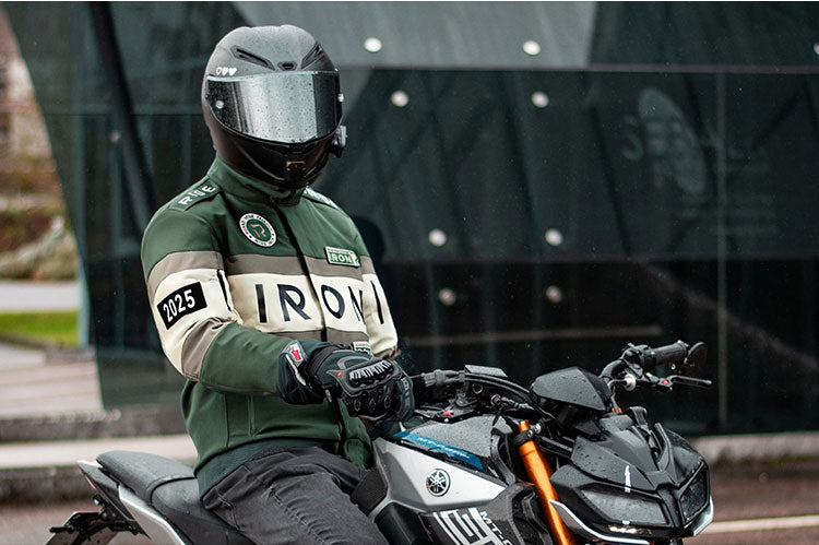 RIDEIRON レーシング スタイル 装甲 ライディング ジャケット｜MJ5506