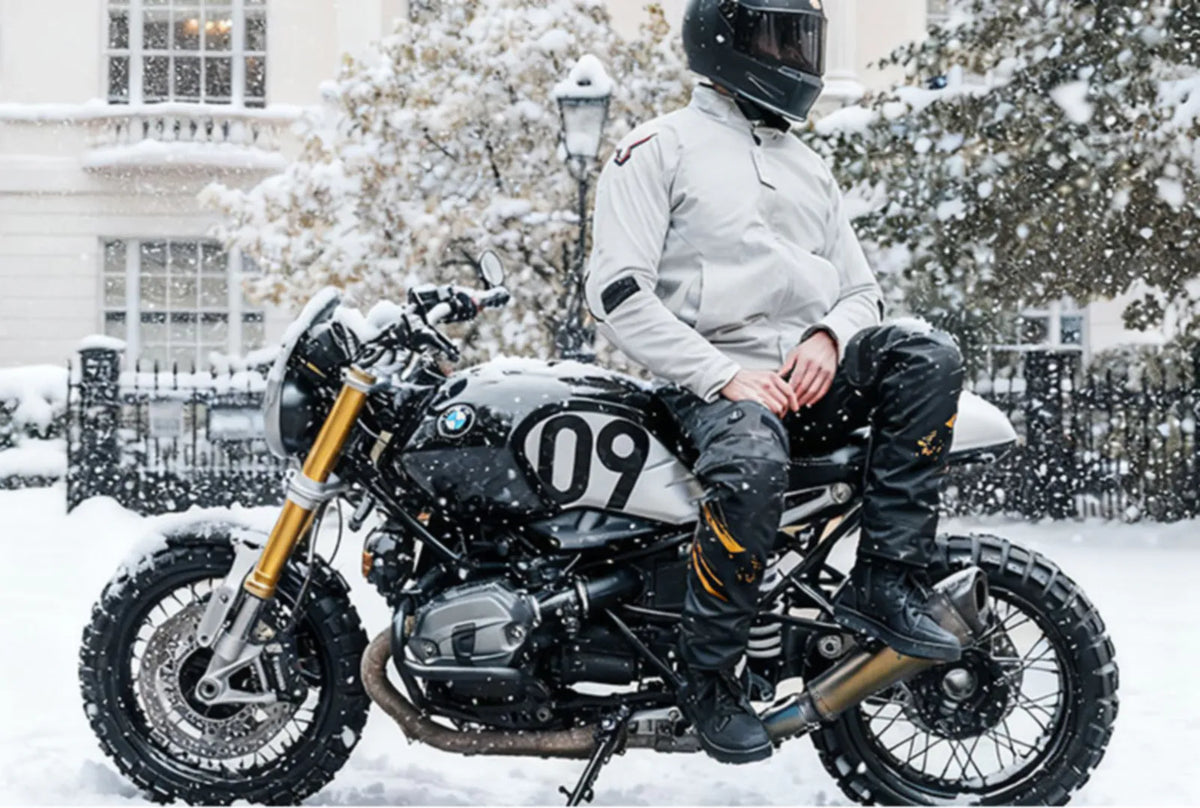 RIDEIRON 冬用 防風 防水 電熱 バイクニーパッド | MA9001 H