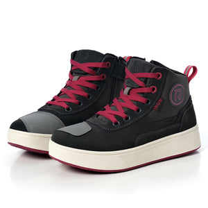 RIDEIRONストリート用レザー滑り止めモーターサイクルシューズ | MS6002