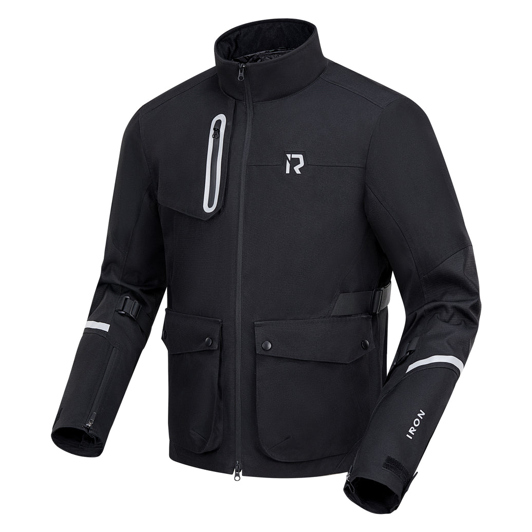 RIDEIRON 立ち襟防護 長丈ライディングジャケット | MJ5510
