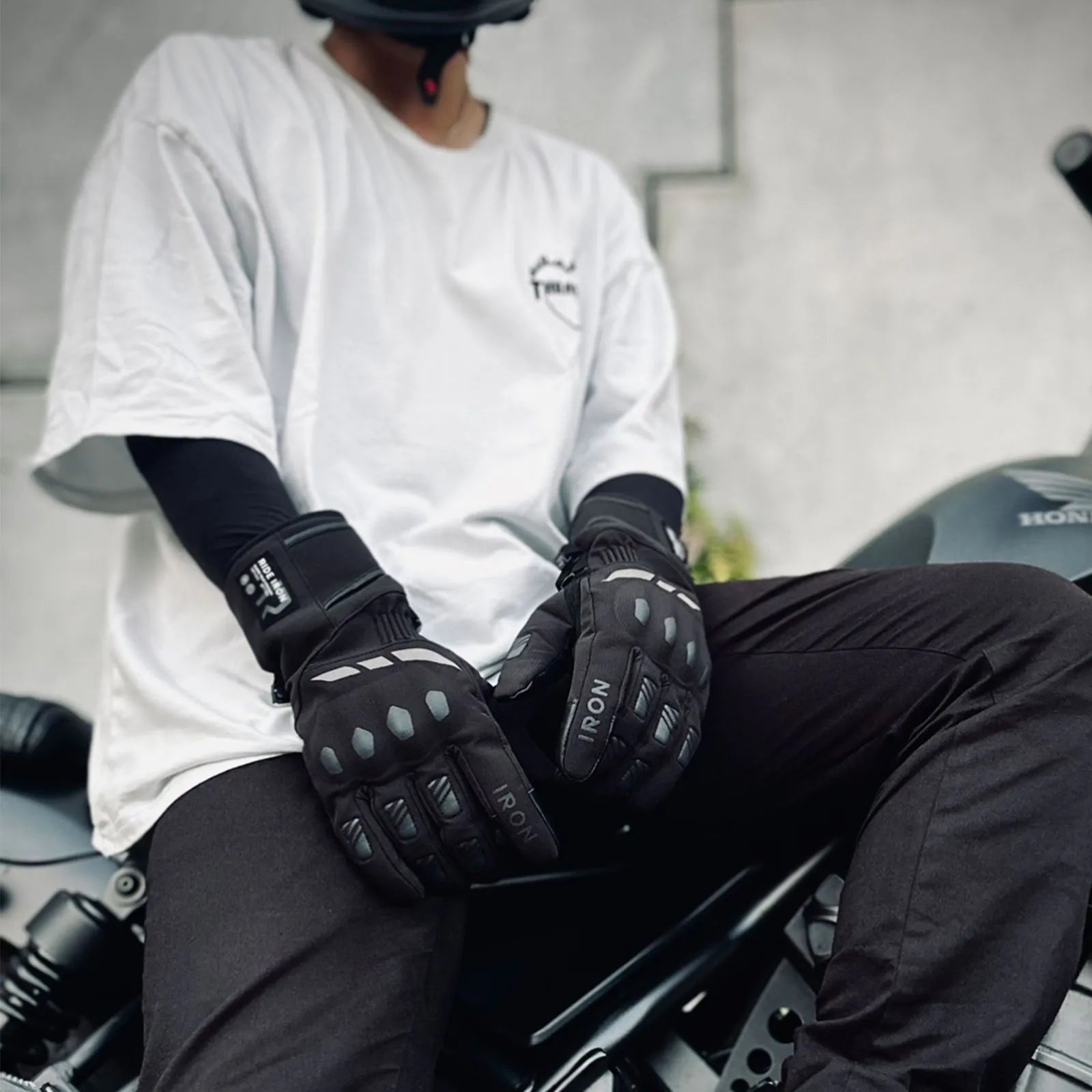 RIDEIRON クラシック 冬の防水オートバイの保護グローブ | MG7502