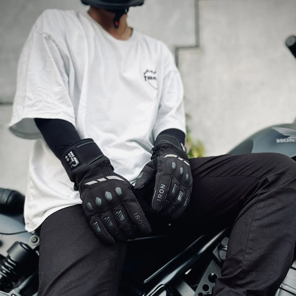 RIDEIRON クラシック 冬の防水オートバイの保護グローブ | MG7502