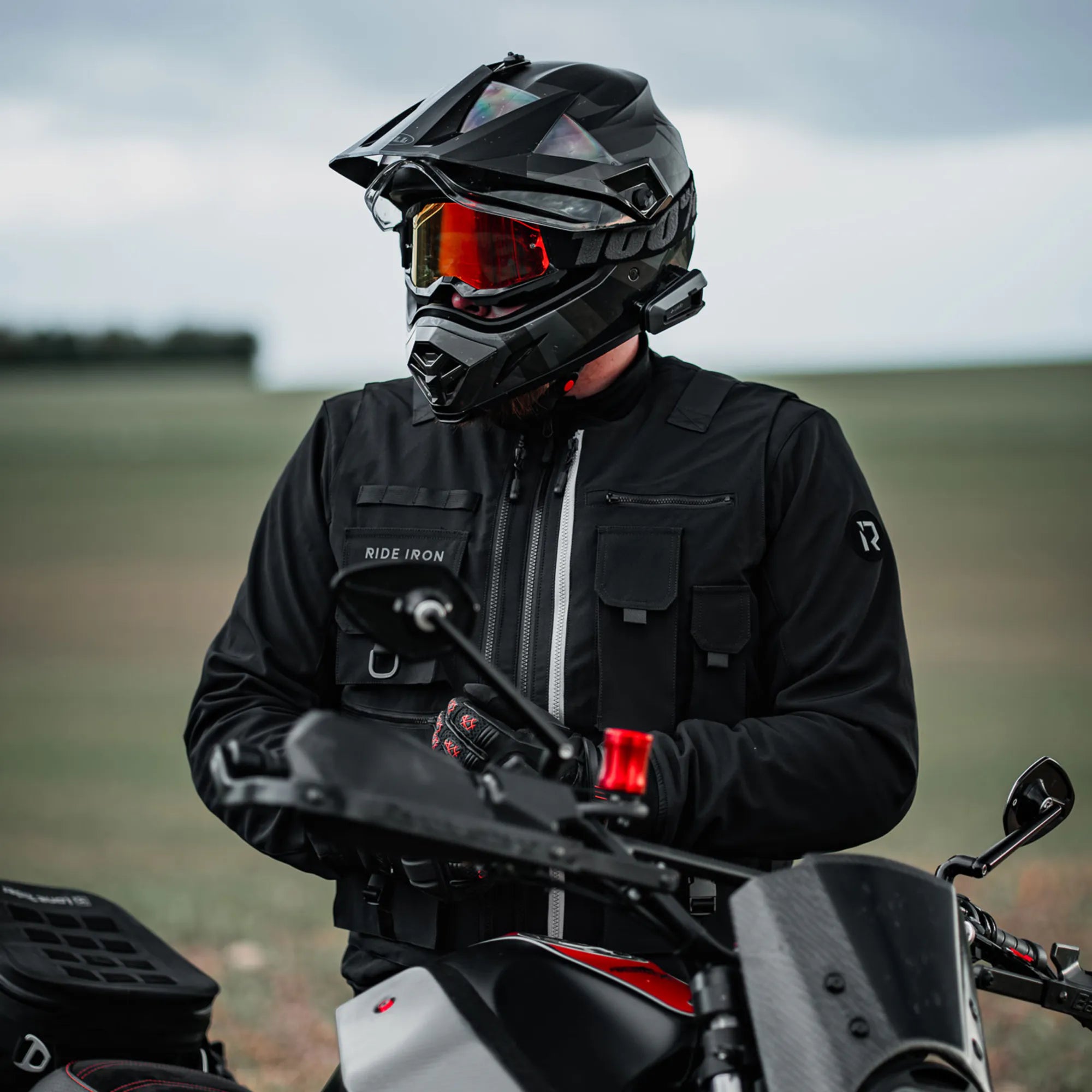 RIDEIRON 多機能・着脱式ベスト付きライディングジャケット｜MJ5512