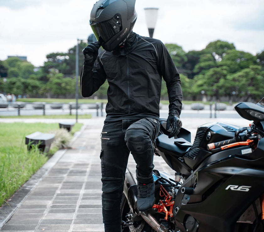 RIDEIRON 防風・日焼け防止軽量通気性ライディングジャケット | MJ5001