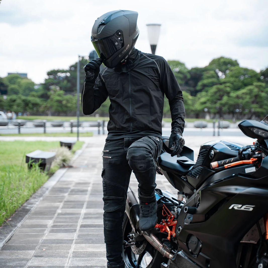 RIDEIRON 防風・日焼け防止軽量通気性ライディングジャケット | MJ5001