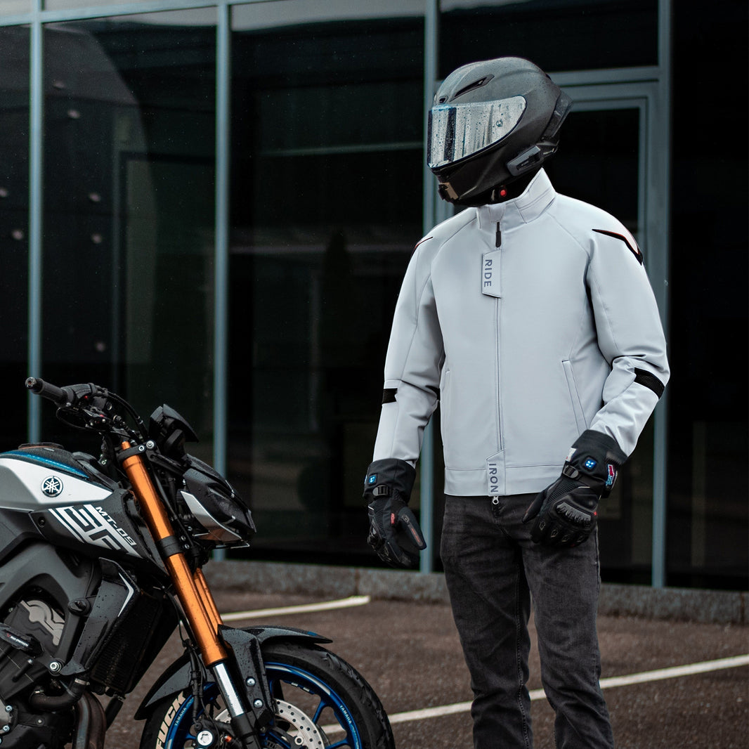 RIDEIRON 四季用スタンドアップ カラー 保護 サイクリング ジャケット | MJ5518