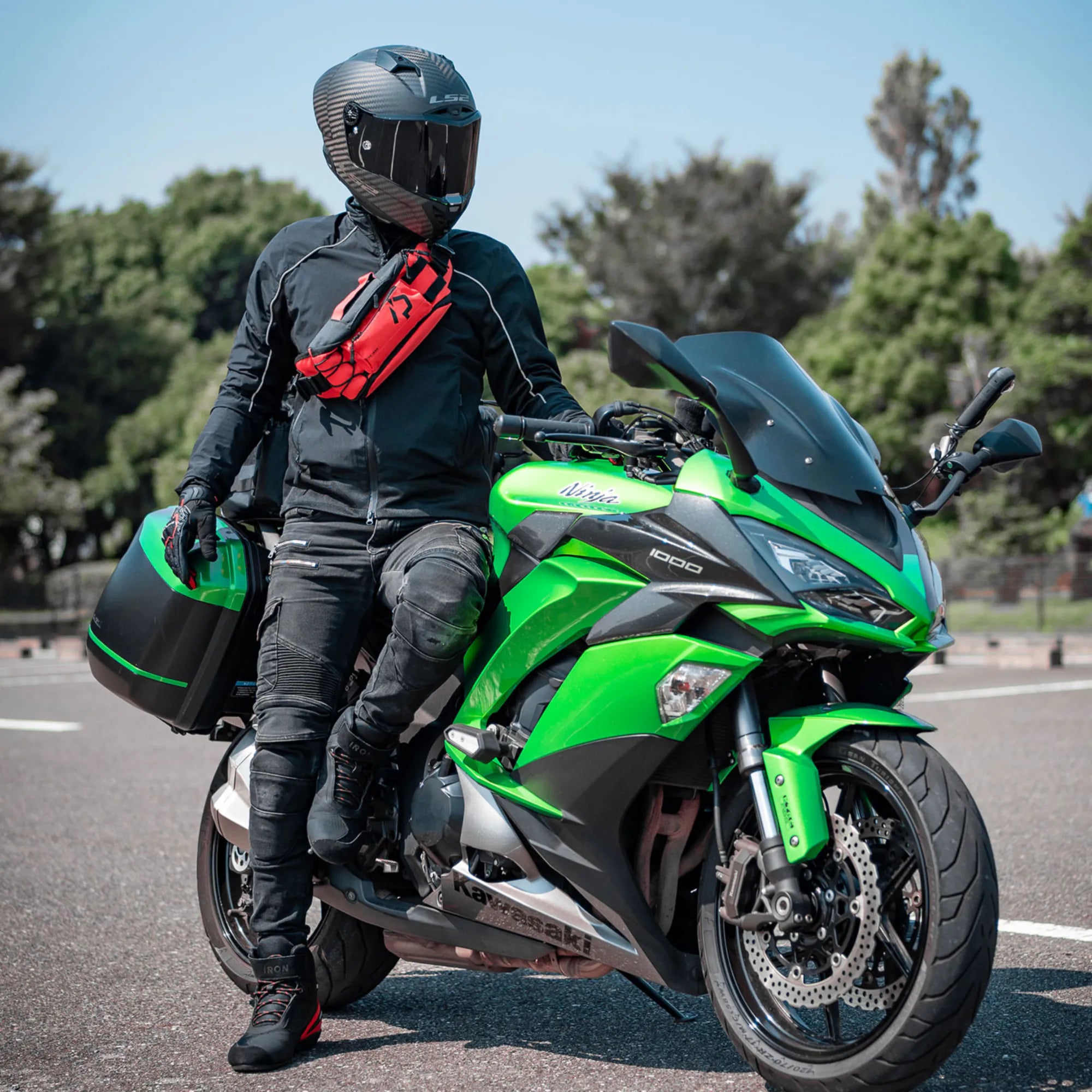 RIDEIRON 多機能ウエストバッグ |MB8002