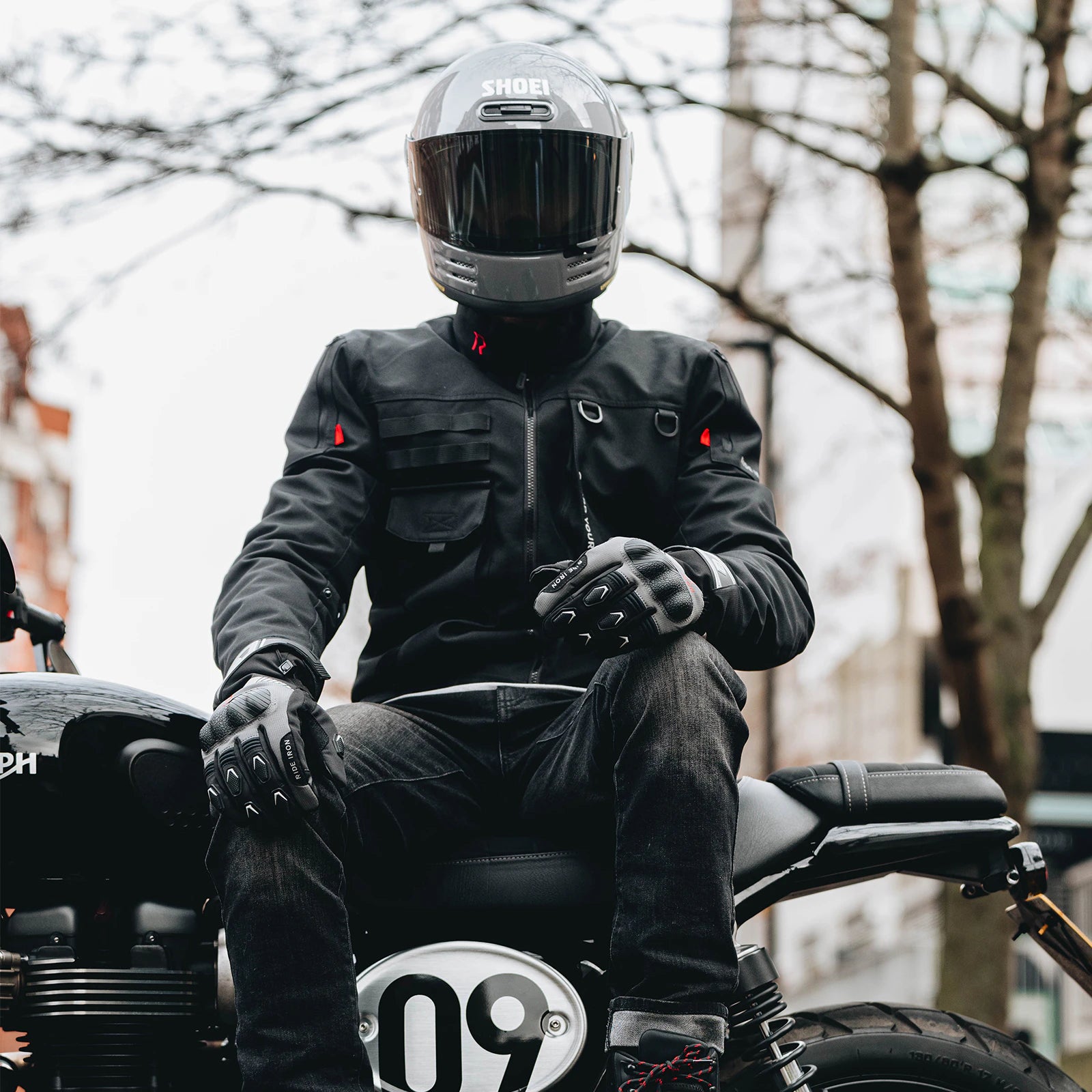 RIDEIRON ストリートスタイル冬防水装甲オートバイグローブ| MG7501