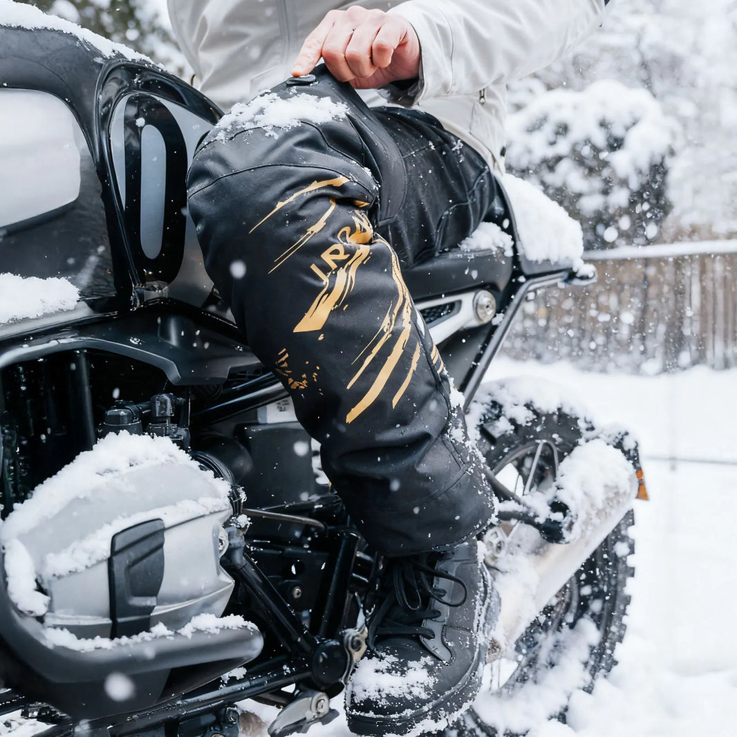 RIDEIRON 冬用 防風 防水 電熱 バイクニーパッド | MA9001 H