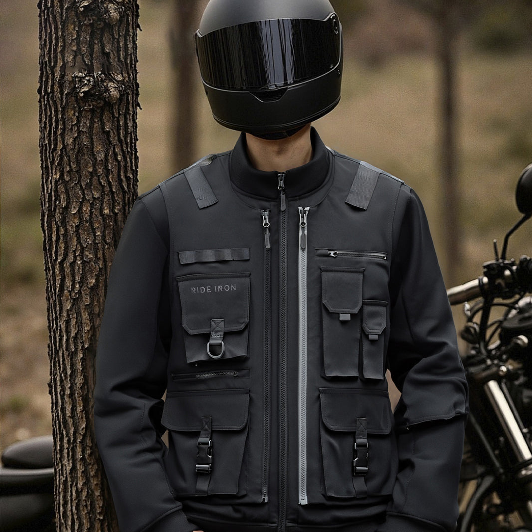 RIDEIRON 多機能・着脱式ベスト付きライディングジャケット｜MJ5512