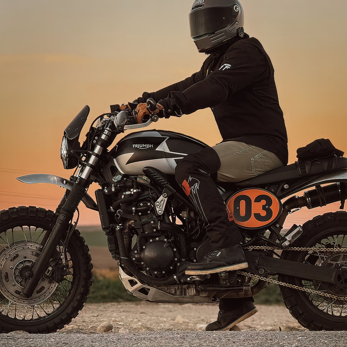 RIDEIRON冬用暖かい防風モーターサイクル膝プロテクター | MA9001