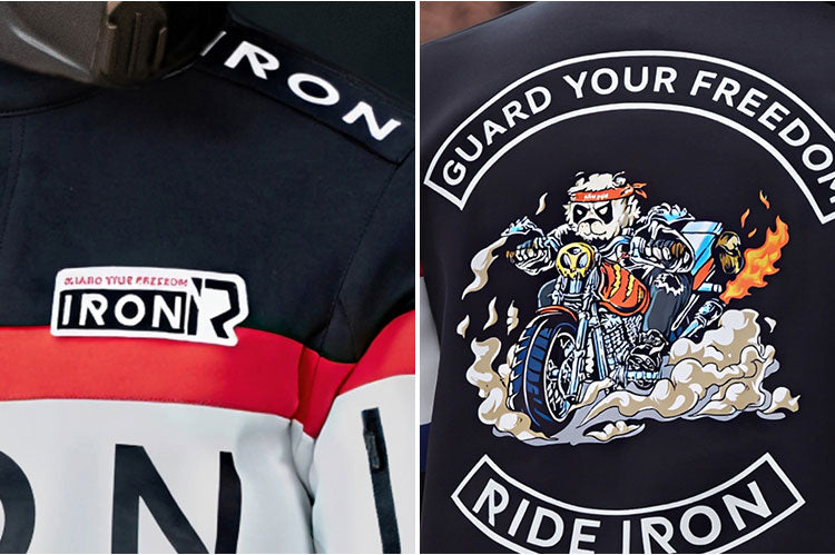 RIDEIRON レーシング スタイル 装甲 ライディング ジャケット｜MJ5506