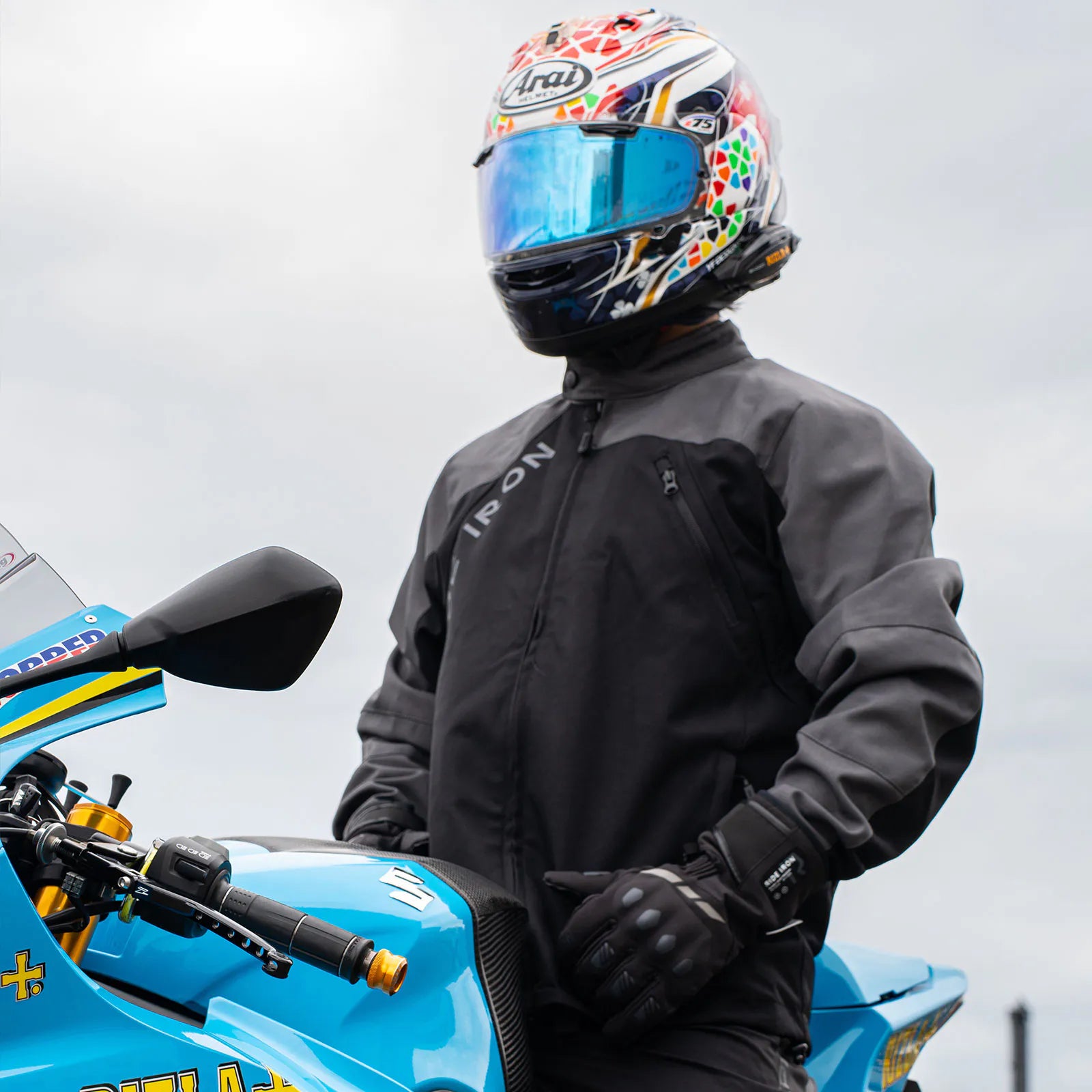 RIDEIRON クラシック 冬の防水オートバイの保護グローブ | MG7502