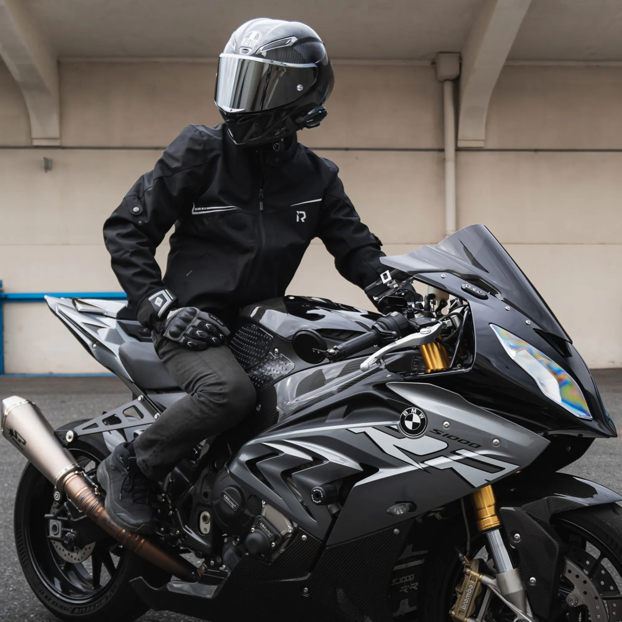 RIDEIRONクラシック オールシーズン 保護 ライディング ジャケット| MJ5517