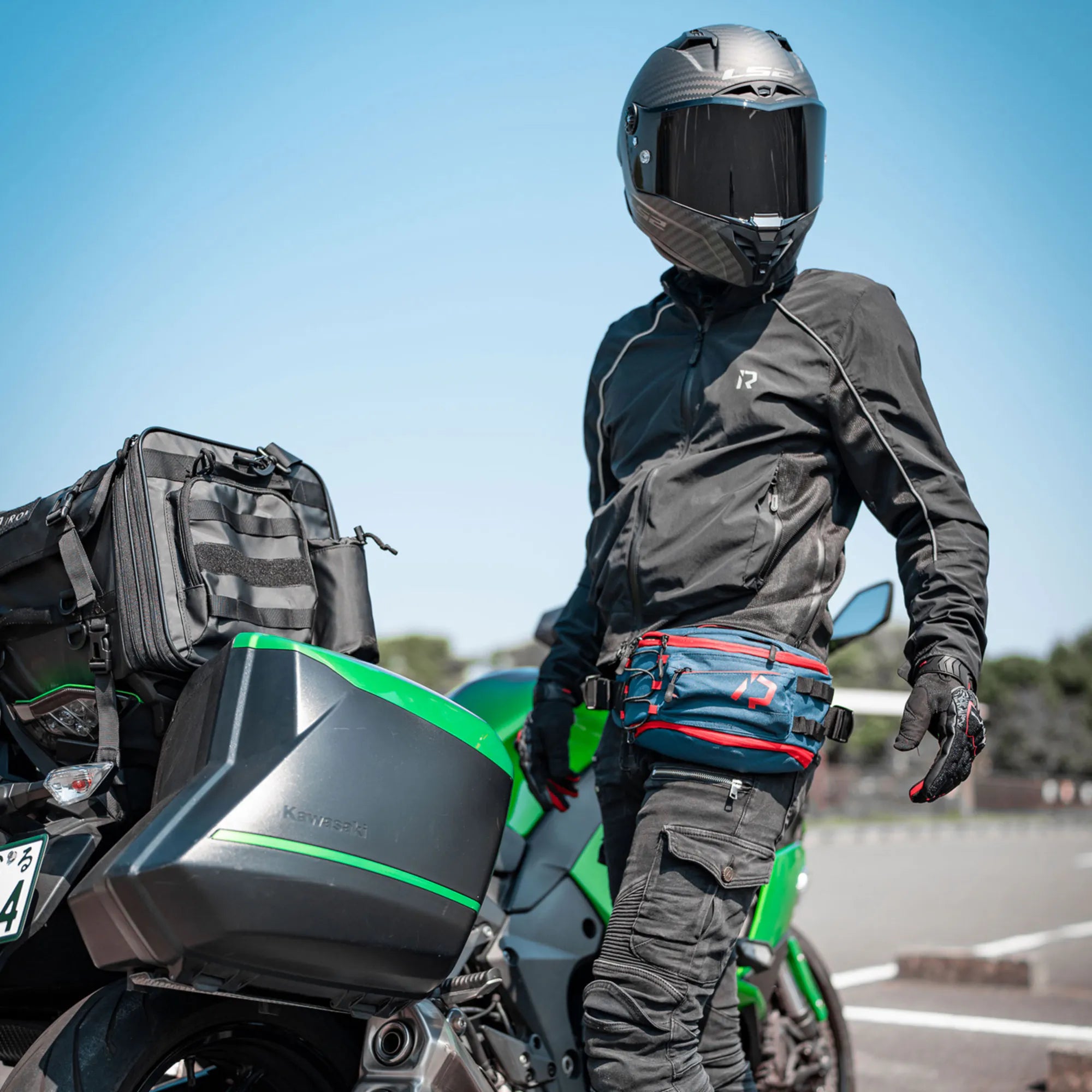 RIDEIRON 多機能ウエストバッグ |MB8002