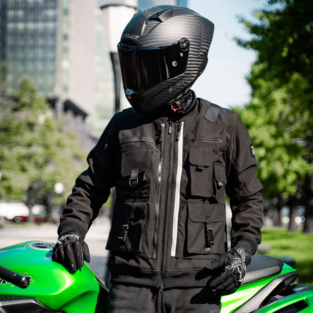 RIDEIRON 多機能・着脱式ベスト付きライディングジャケット｜MJ5512