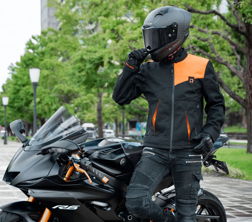 RIDEIRON スタイリッシュなオールシーズン対応プロテクター付きバイク