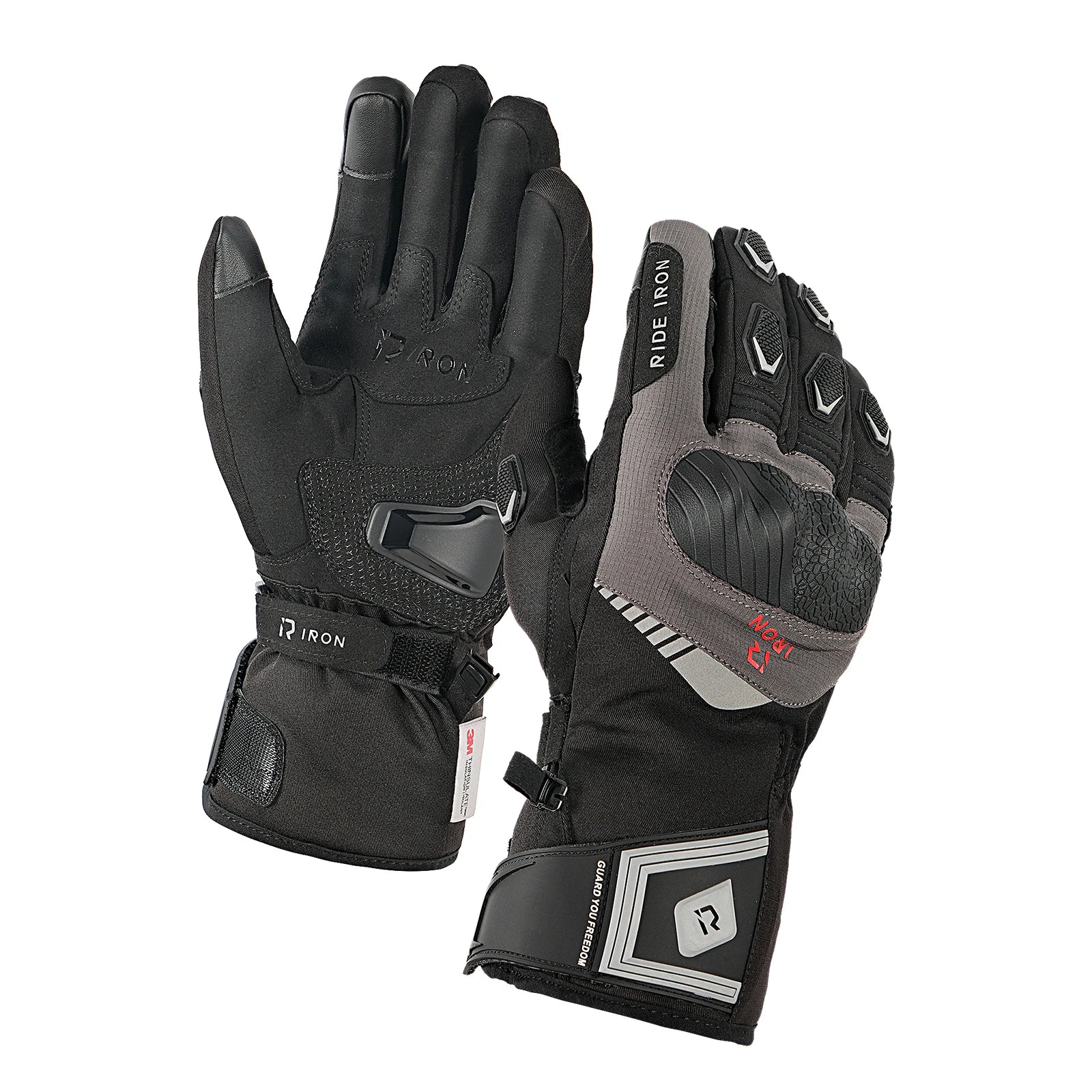 RIDEIRON ストリートスタイル冬防水装甲オートバイグローブ| MG7501