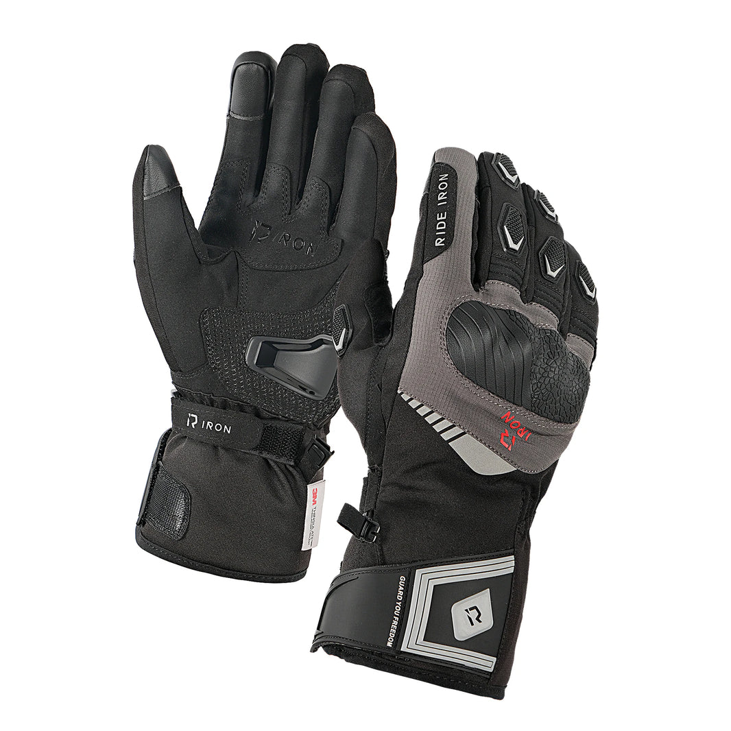 RIDEIRON ストリートスタイル冬防水装甲オートバイグローブ| MG7501