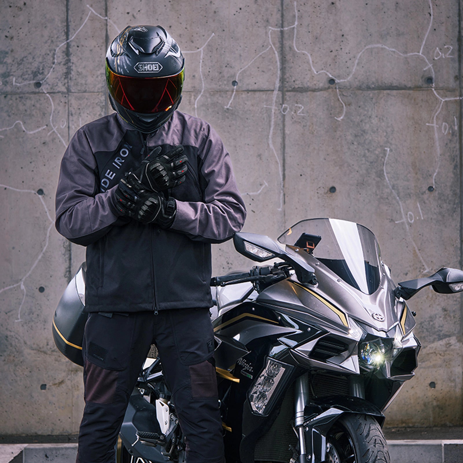 RIDEIRON 冬用 防水 装甲 オートバイグローブ | MG7505
