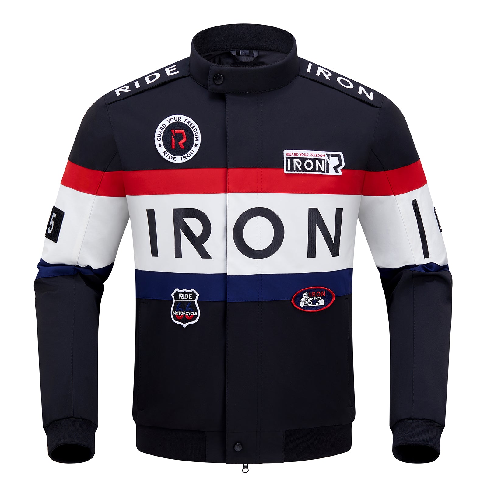 RIDEIRON レーシング スタイル 装甲 ライディング ジャケット｜MJ5506