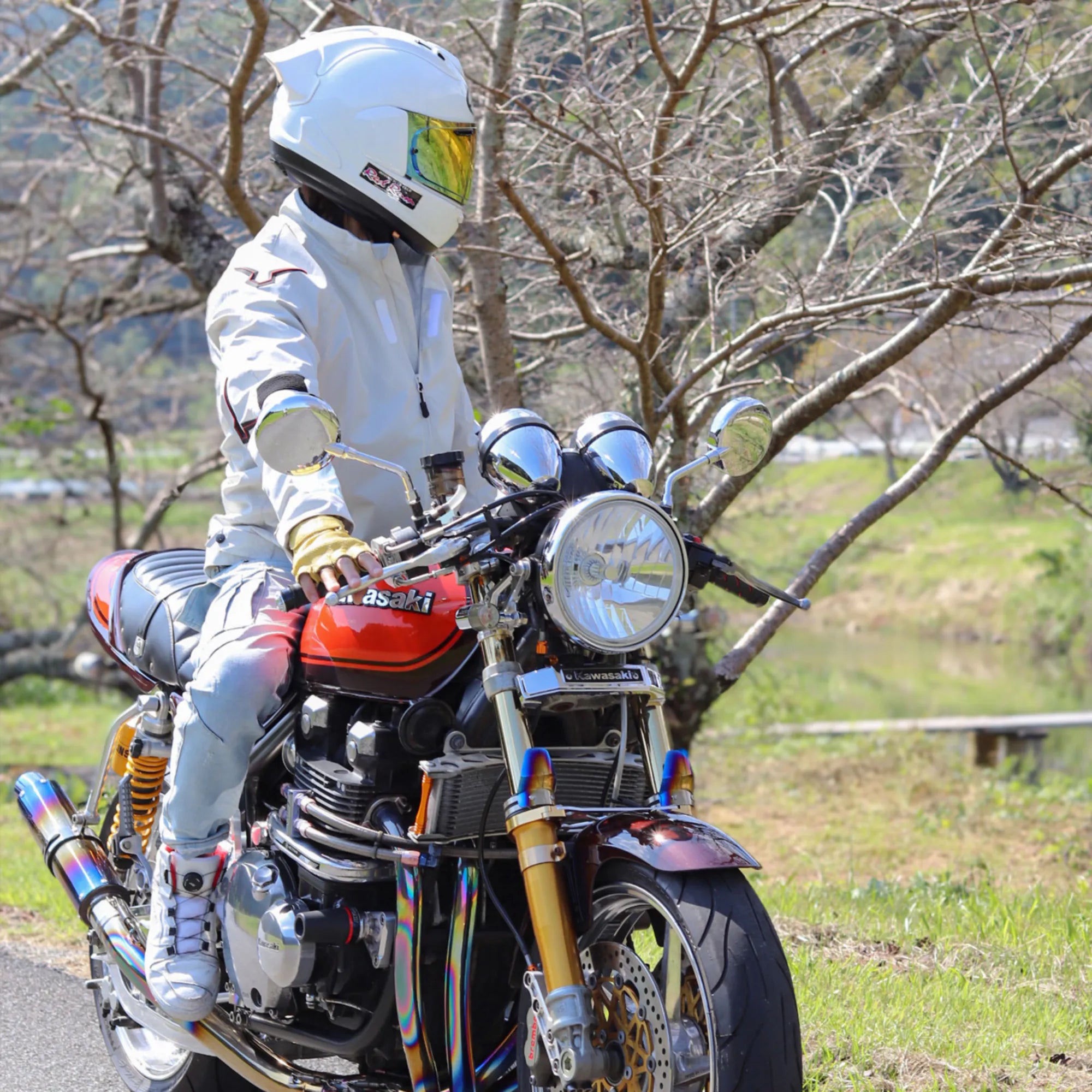 RIDEIRON 四季用スタンドアップ カラー 保護 サイクリング ジャケット | MJ5518