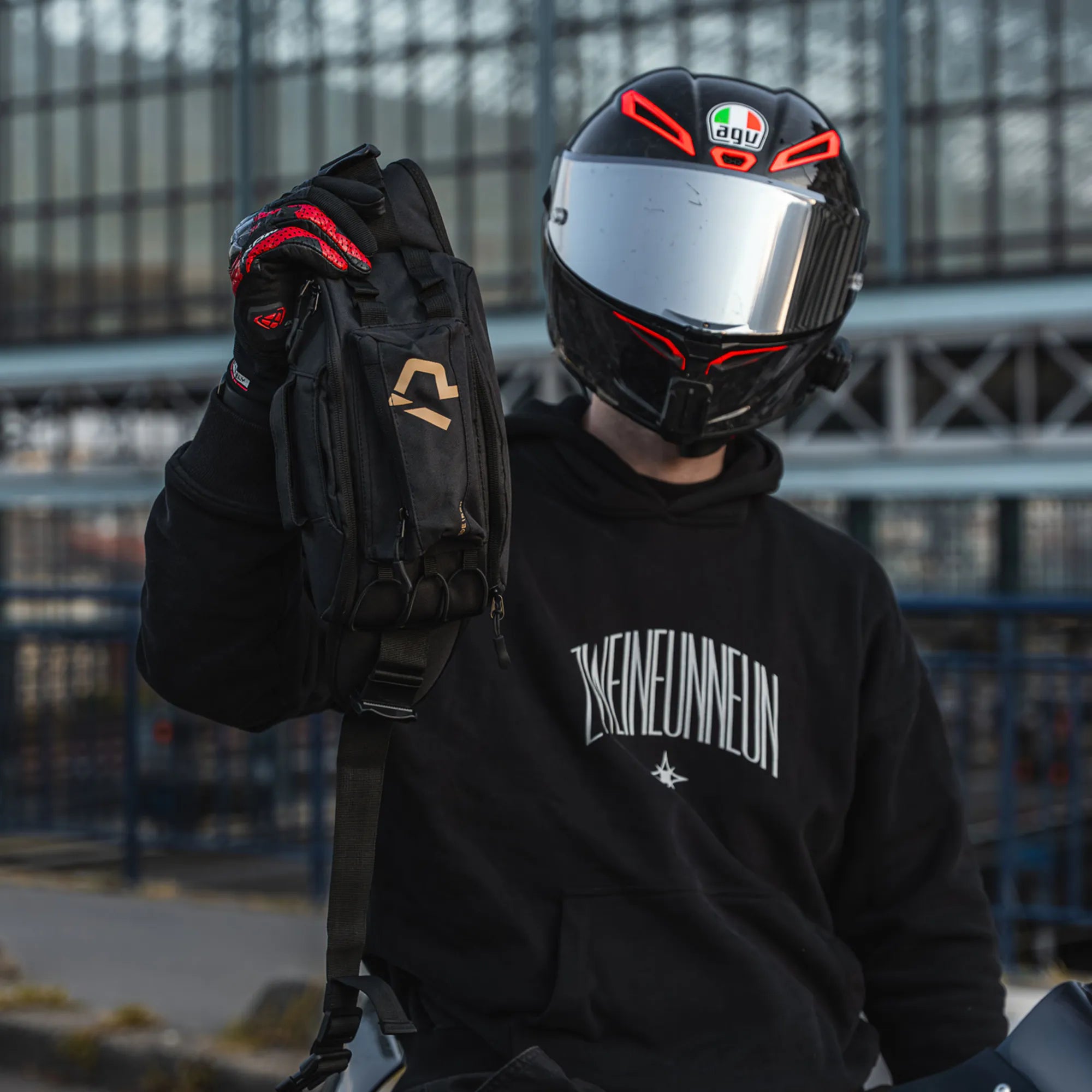 RIDEIRON 多機能ウエストバッグ |MB8002