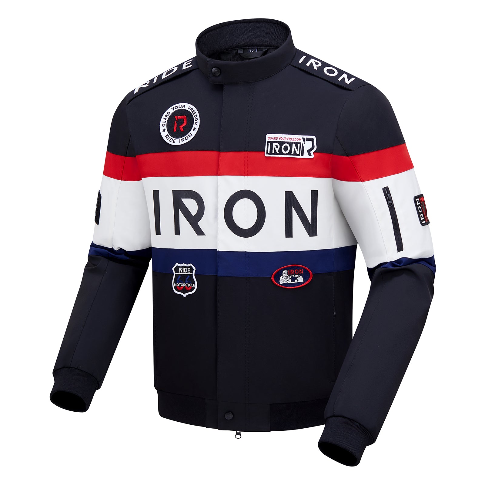 RIDEIRON レーシング スタイル 装甲 ライディング ジャケット｜MJ5506