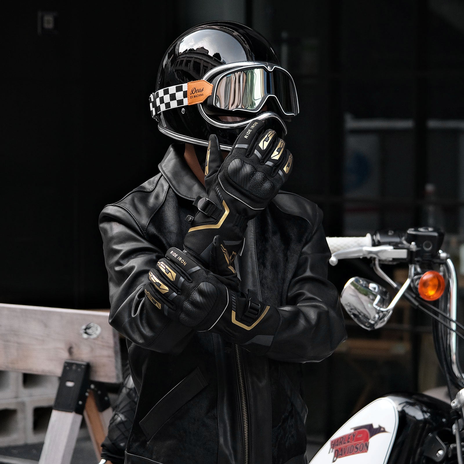 RIDEIRON 冬用 防水 装甲 オートバイグローブ | MG7505