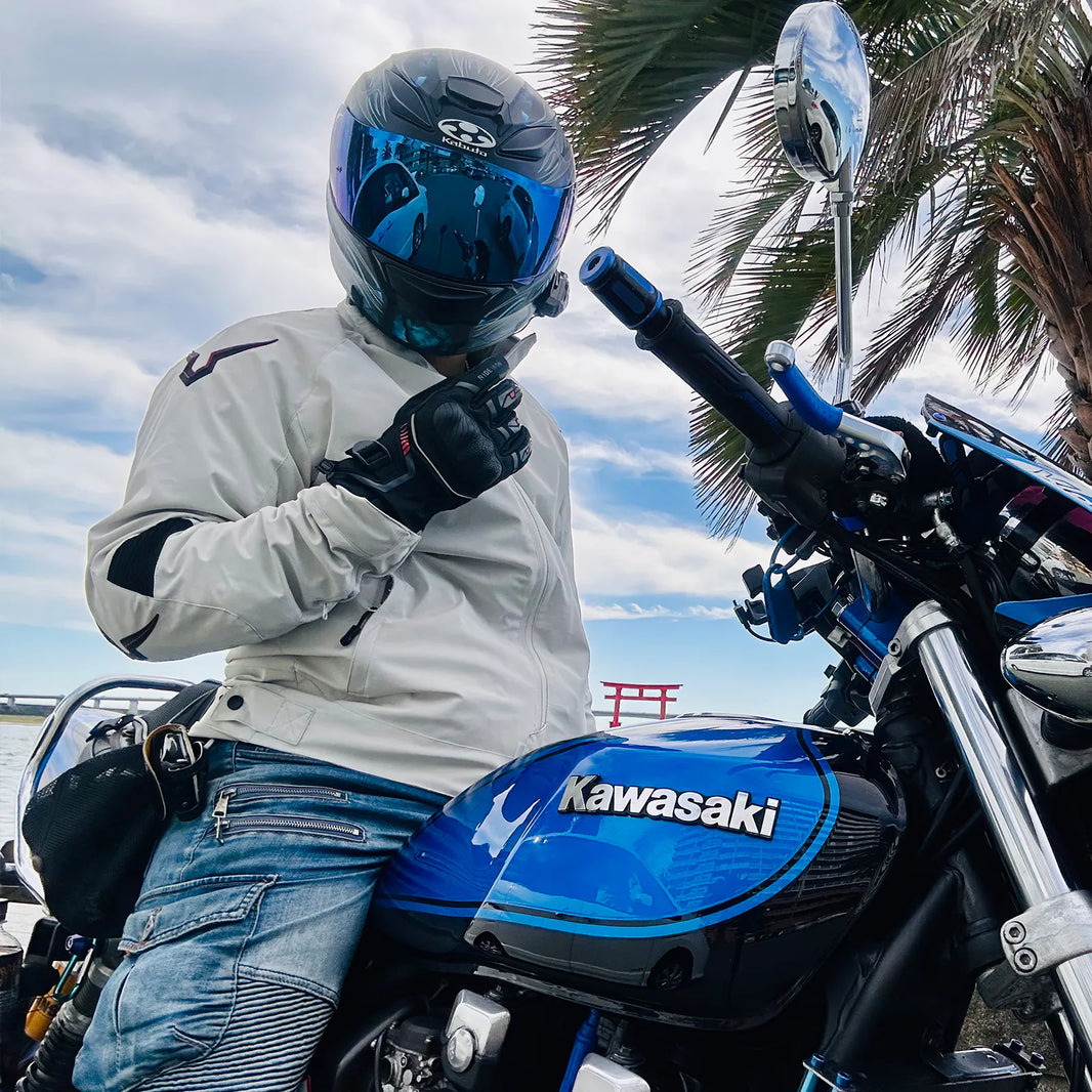 RIDEIRON 四季用スタンドアップ カラー 保護 サイクリング ジャケット | MJ5518