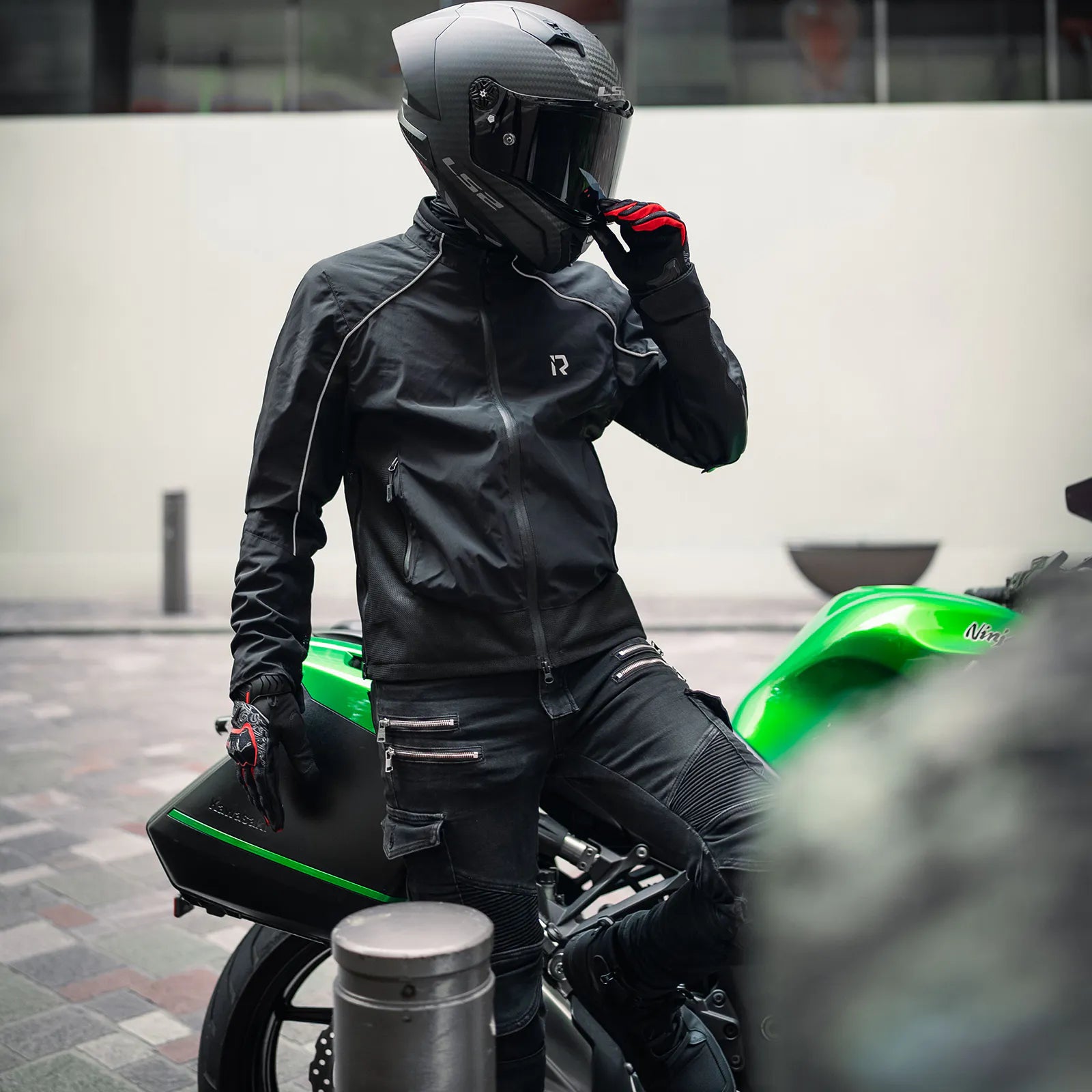 RIDEIRON 夏用メッシュライディングジャケット｜MJ5008