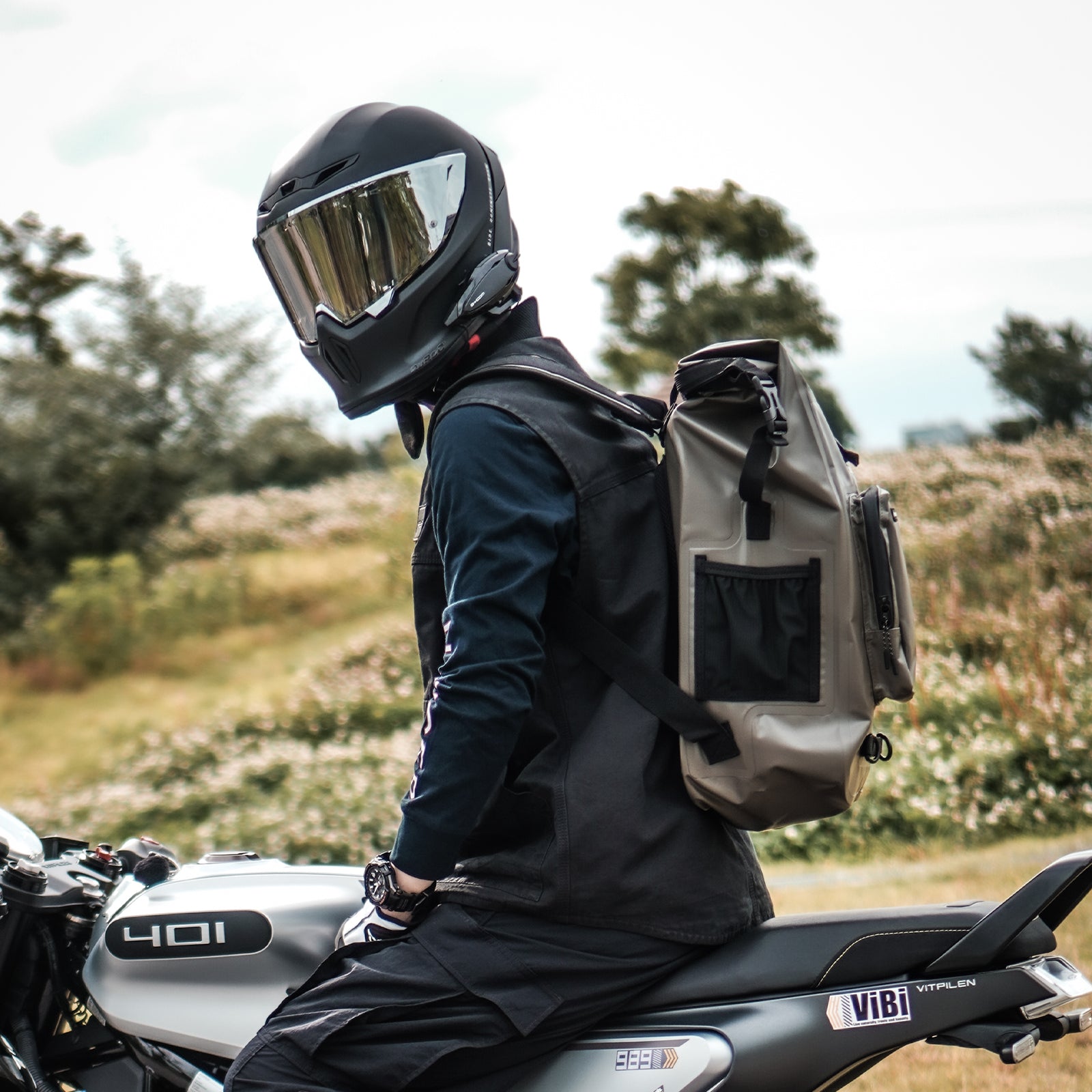 RIDEIRON カジュアル防水バックパック | MB8007