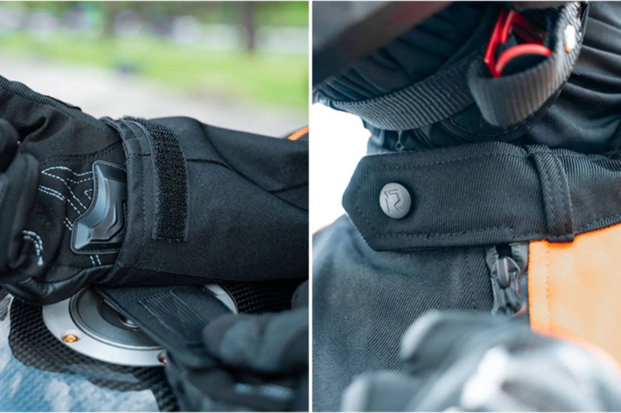 RIDEIRON スタイリッシュなオールシーズン対応プロテクター付きバイクジャケット | MJ5516