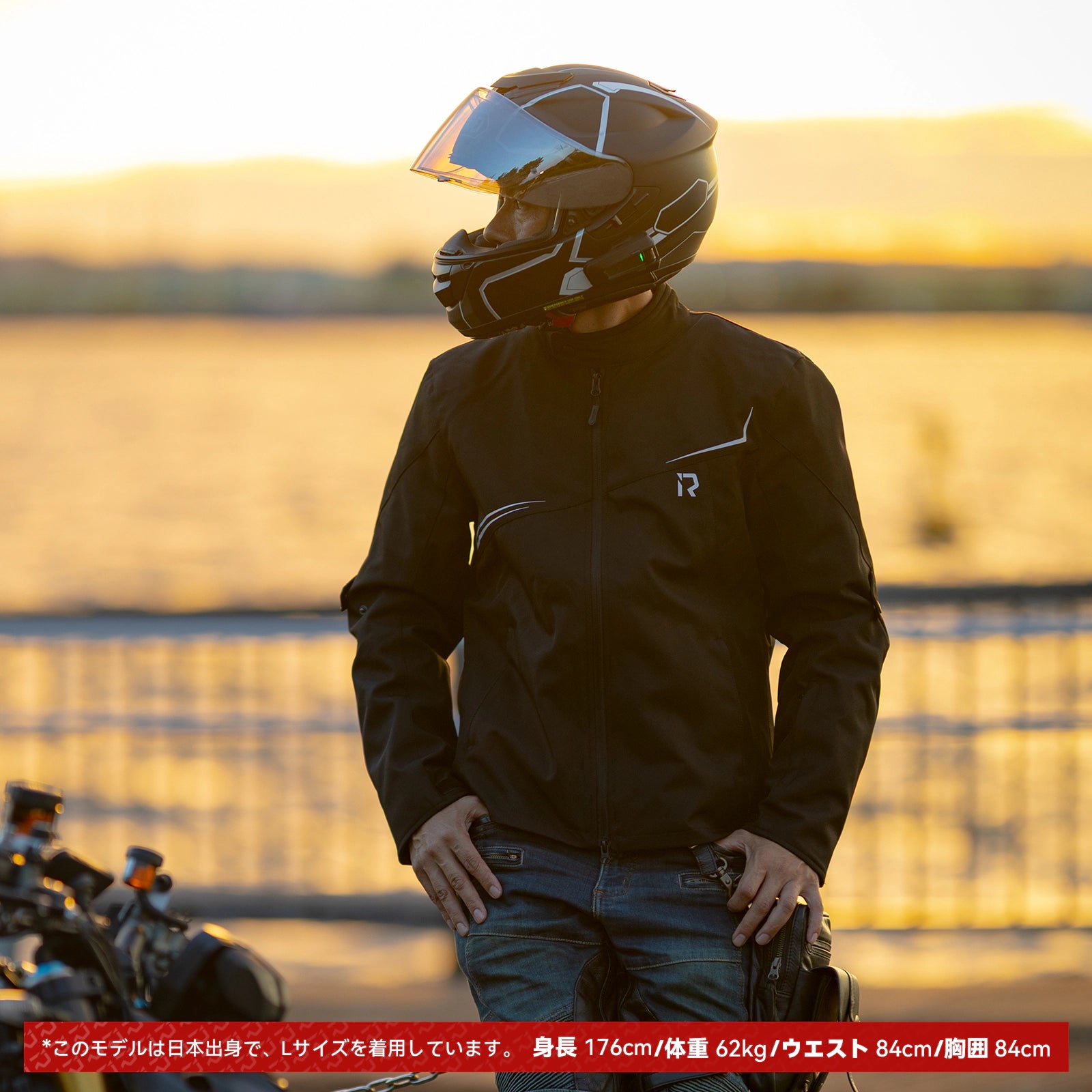 RIDEIRONクラシック オールシーズン 保護 ライディング ジャケット| MJ5517