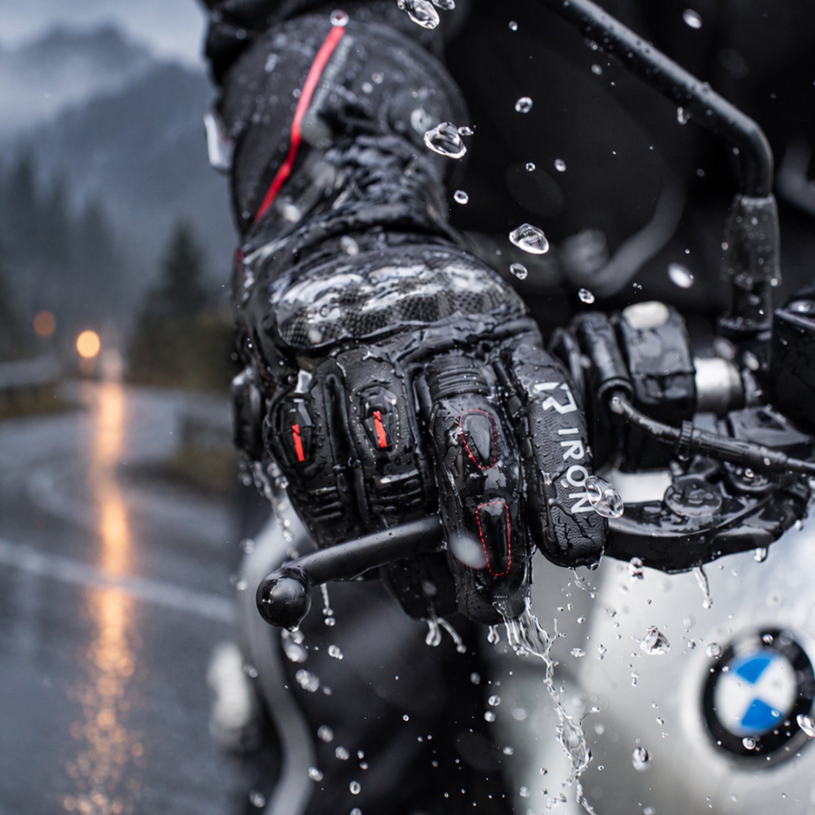 RIDEIRON｜4,000mAh・羊革・カーボンプロテクターを備えたスマート電熱グローブ ｜MG7506H