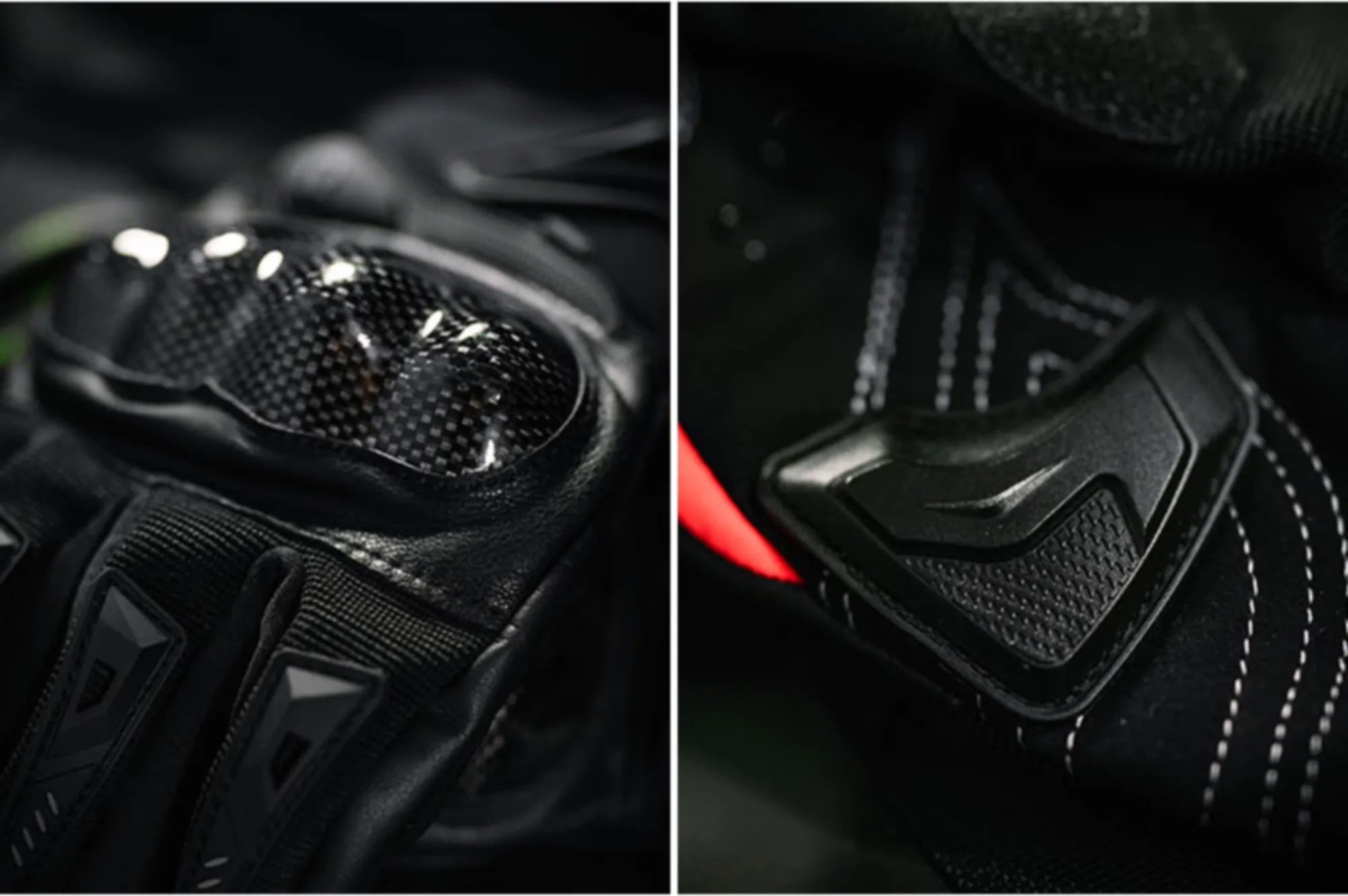 RIDEIRON 通気メッシュ＆カーボンガード付 夏用バイク用手袋| MG7001