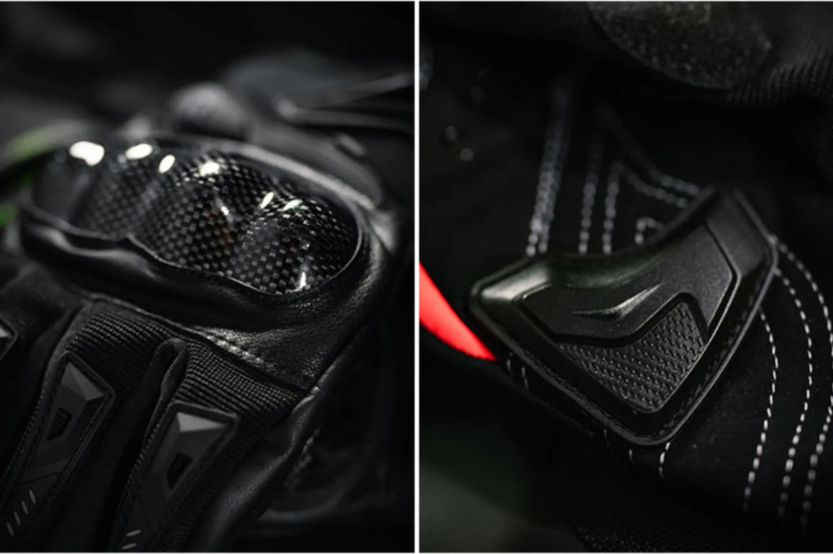 RIDEIRON 通気メッシュ＆カーボンガード付 夏用バイク用手袋| MG7001