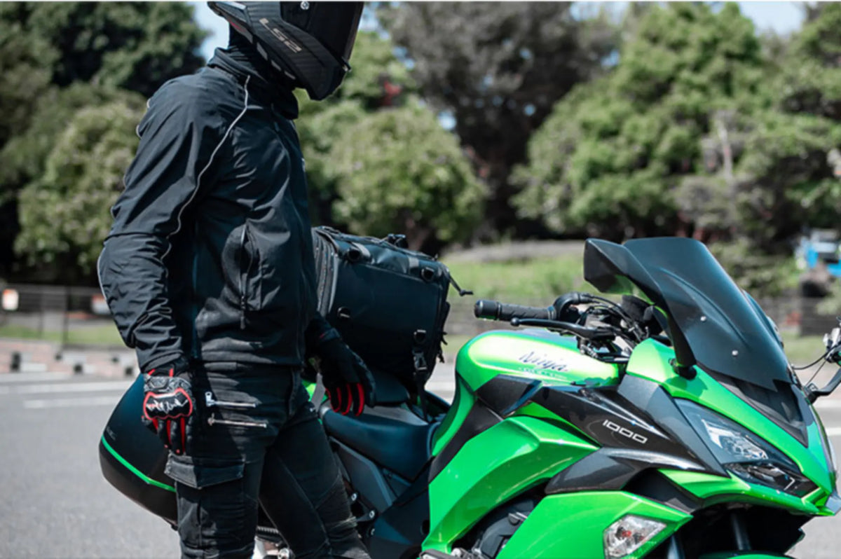RIDEIRON 夏用 通気性・柔軟プロテクター付バイクグローブ | MG7002
