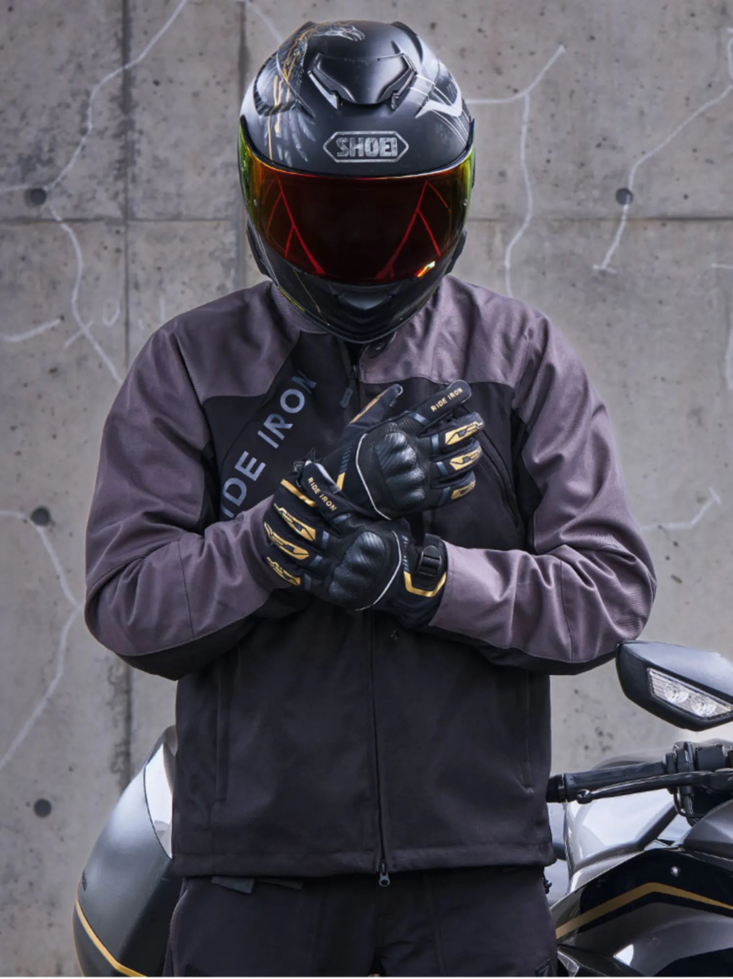 RIDEIRON 冬用 防水 装甲 オートバイグローブ | MG7505