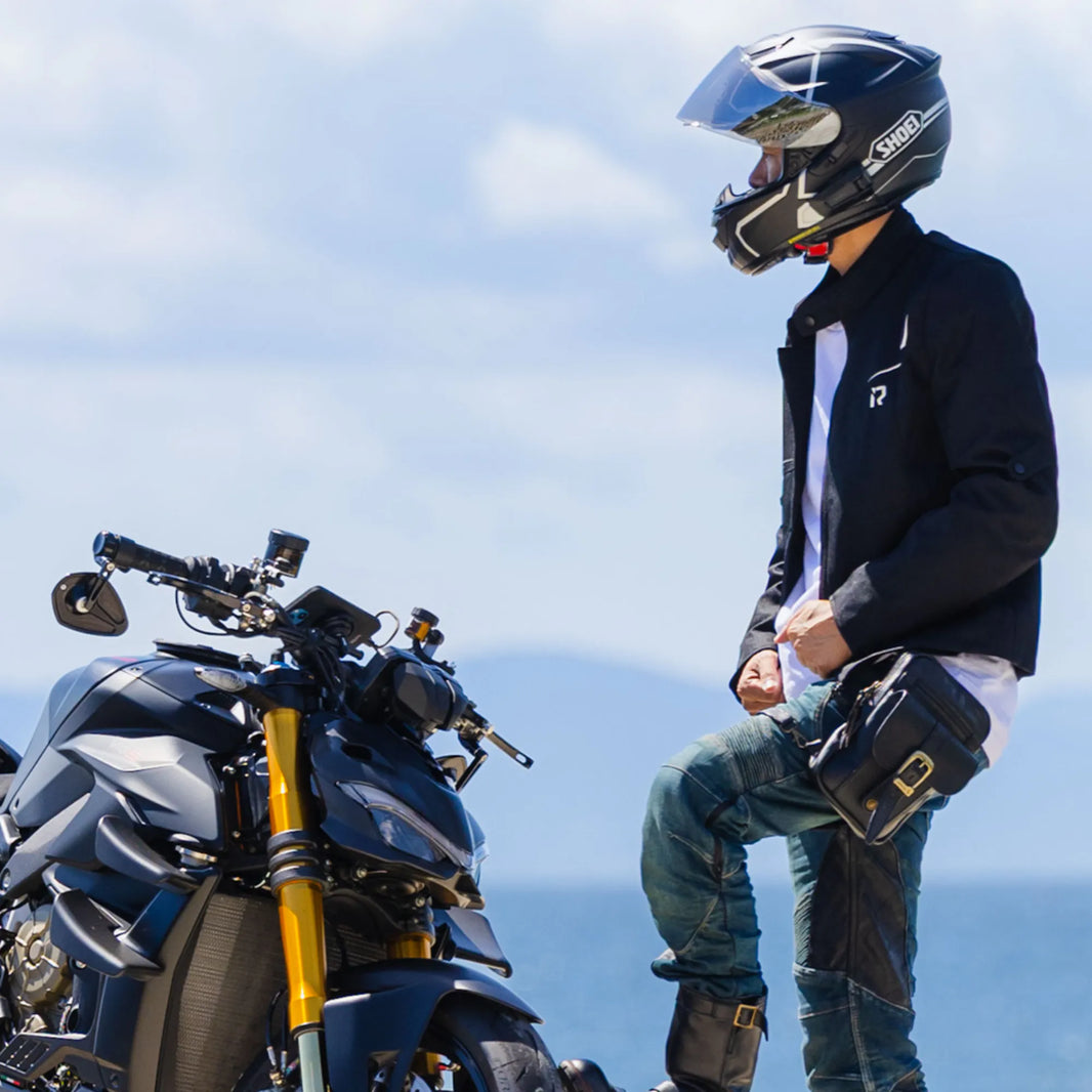 RIDEIRONクラシック オールシーズン 保護 ライディング ジャケット| MJ5517