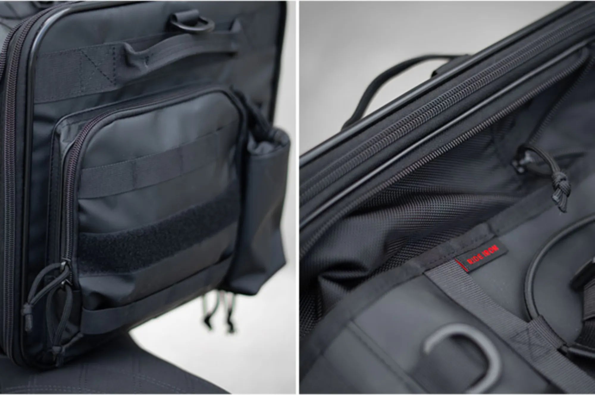 RIDEIRON 容量拡張機能付き ツーリングバッグ | MB8001