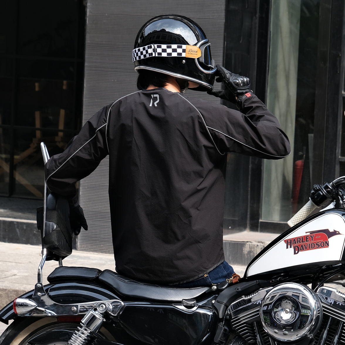 RIDEIRON 防風・日焼け防止軽量通気性ライディングジャケット | MJ5001