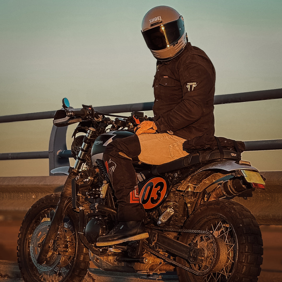 RIDEIRON冬用暖かい防風モーターサイクル膝プロテクター | MA9001