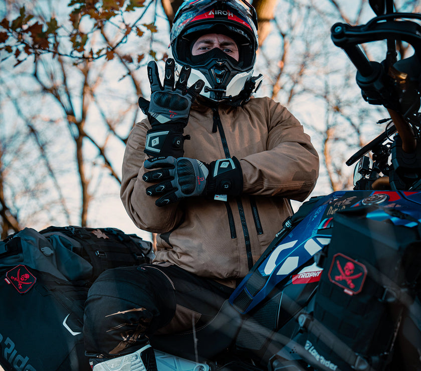 RIDEIRON 冬用防水 スマート電熱 バイク用グローブ| MG7501H