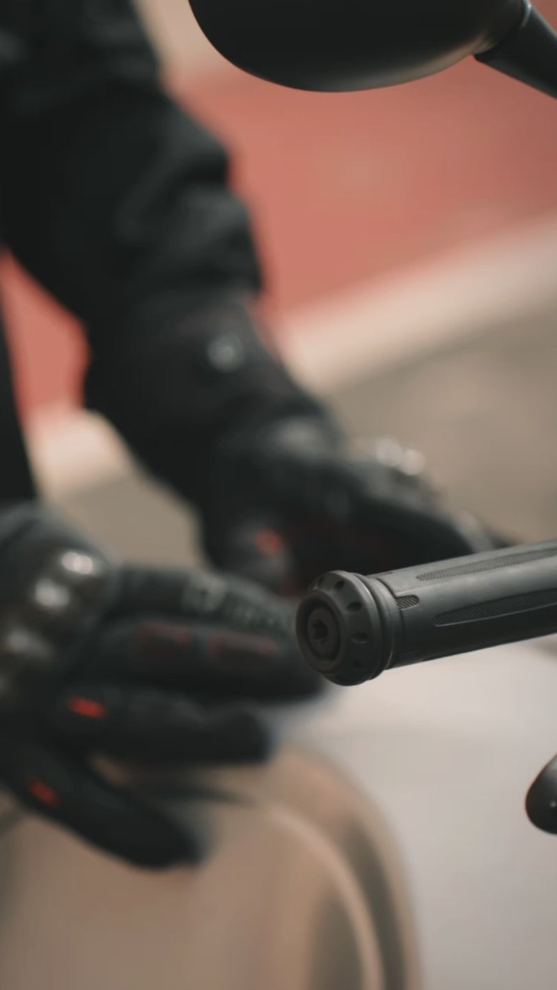 RIDEIRON｜4,000mAh・羊革・カーボンプロテクターを備えたスマート電熱グローブ ｜MG7506H